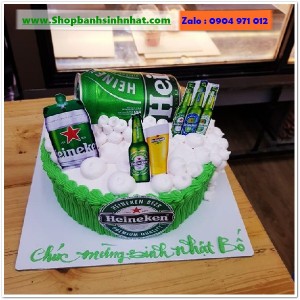 Bánh Sinh Nhật Hình Lon Bia Chai Rượu - LK68